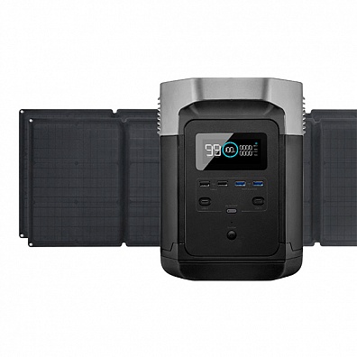 Комплект EcoFlow DELTA с 2 солнечными панелями