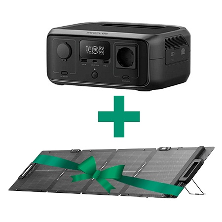 Комплект RIVER 3 UPS + Солнечная панель 110 Вт